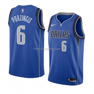 Maillot Dallas Mavericks Kristaps Porzingis Icon 2018 Bleu