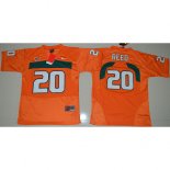 Enfants Maillot Basket NCAA Ed Reed 20 Orange