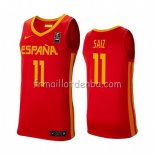 Maillot Espagne Sebas Saiz 2019 FIBA Baketball World Cup Rouge