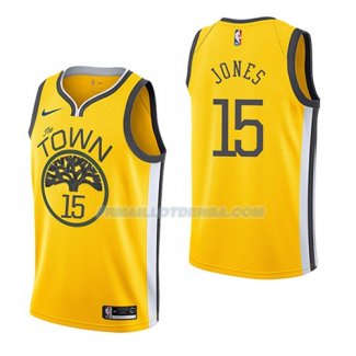 Maillot Golden State Warriors Damian Jones Earned 2018-19 Jaune