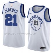 Maillot Golden State Warriors Jonas Jerebko Hardwood Classic 2018-19 Blanc