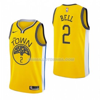 Maillot Golden State Warriors Jordan Bell Earned 2018-19 Jaune