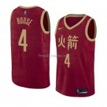 Maillot Houston Rockets Danuel House Ville 2018-19 Rouge