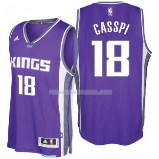 Maillot Basket Sacramento Kings 2017-18 Casspi 18 Purpura