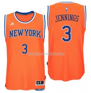 Maillot Basket New York Knicks Jennings 3 Naranja