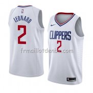 Maillot Los Angeles Clippers Kawhi Leonard Association 2019-20 Blanc