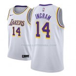 Maillot Los Angeles Lakers Brandon Ingram Association 2018 Blanc