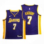Maillot Los Angeles Lakers Carmelo Anthony NO 7 Statement Volet