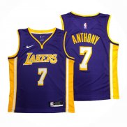 Maillot Los Angeles Lakers Carmelo Anthony NO 7 Statement Volet