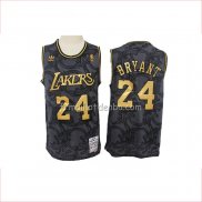 Maillot Los Angeles Lakers Kobe Bryant Hardwood Classics Noir