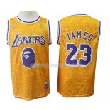 Maillot Los Angeles Lakers Lebron James Mitchell & Ness Jaune