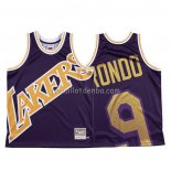 Maillot Los Angeles Lakers Rajon Rondo Mitchell & Ness Big Face Volet