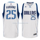 Maillot Basket Dallas Mavericks Parsons 25 Blanco