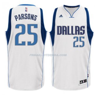 Maillot Basket Dallas Mavericks Parsons 25 Blanco