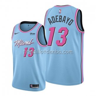 Maillot Miami Heat Bam Adebayo Ville 2019-20 Bleu