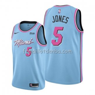 Maillot Miami Heat Derrick Jones Ville 2019-20 Bleu