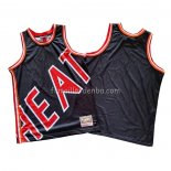 Maillot Miami Heat Mitchell & Ness Big Face Bleu