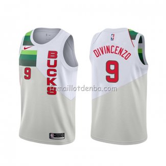 Maillot Milwaukee Bucks Donte Divincenzo Earned Blanc