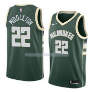 Maillot Milwaukee Bucks Khris Middleton Icon 2018 Vert