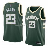 Maillot Milwaukee Bucks Sterling Brown Icon 2018 Vert