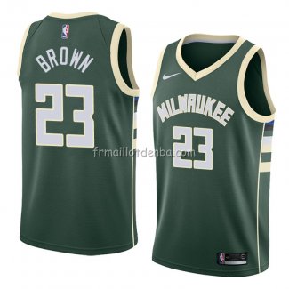 Maillot Milwaukee Bucks Sterling Brown Icon 2018 Vert