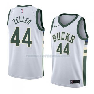 Maillot Milwaukee Bucks Tyler Zeller Association 2018 Blanc Men's