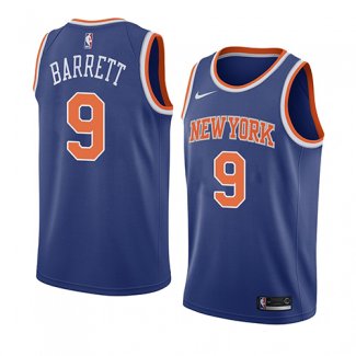 Maillot New York Knicks R.j. Barrett Ciudad 2019-20 Noir