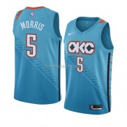 Maillot Oklahoma City Thunder Markieff Morris Ville 2018-19 Bleu