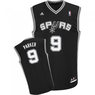 Maillot Basket San Antonio Spurs Parker 9 Noir