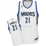 Maillot Basket Minnesota Timberwolves Garnett 21 Blanco