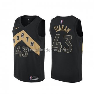 Maillot Tornto Raptors Pascal Siakam Ville Noir