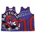 Maillot Tornto Raptors Personnalise Mitchell & Ness Big Face Volet