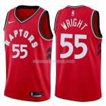 Maillot Toronto Raptors Delon Wright Icon 2017-18 55 Rojo