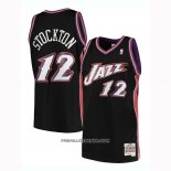 Maillot Utah Jazz John Stockton Hardwood Classics 1998-99 Noir