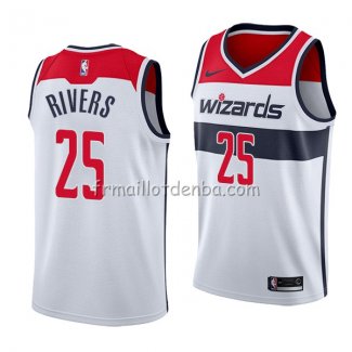 Maillot Washington Wizards Austin Rivers Association 2018 Blanc