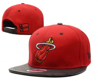 NBA Miami Heat Casquette Rouge Noir 2012